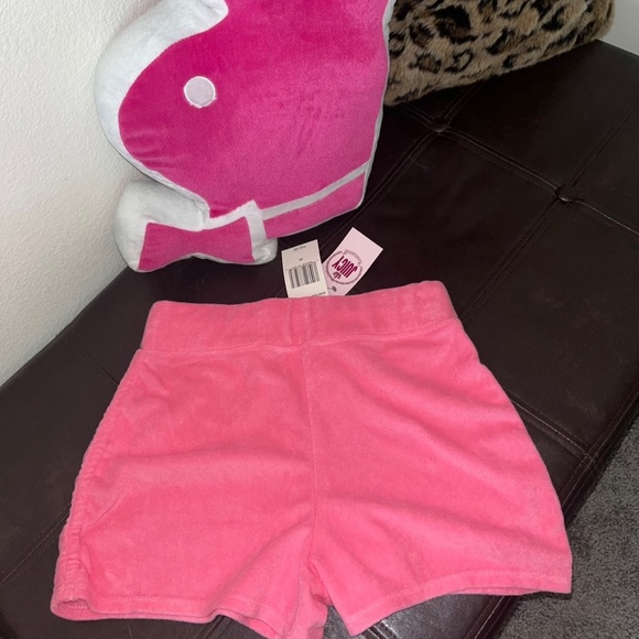 Juicy by Juicy Couture Pink Terry Cloth Shorts - NEW WITH TAGS! - Picture 3 of 5